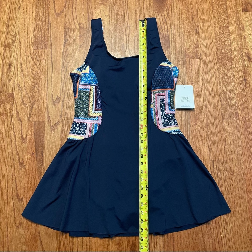 NWT Dolfin Aquashape Color Block Swim Dress size 16 - Picture 14 of 15
